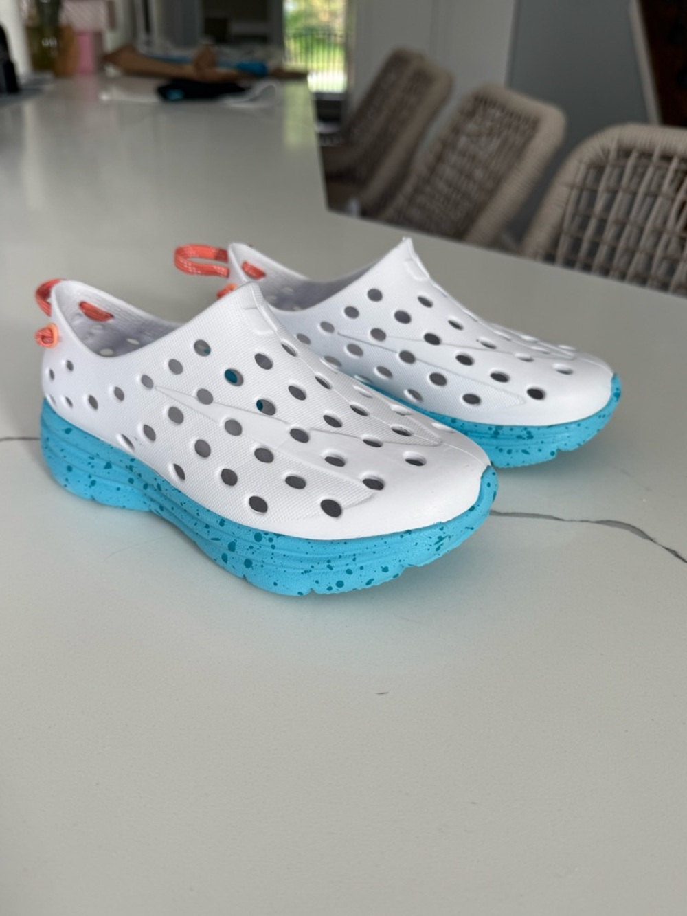Kids Kane Revive White Pacific Speckle Sneakers